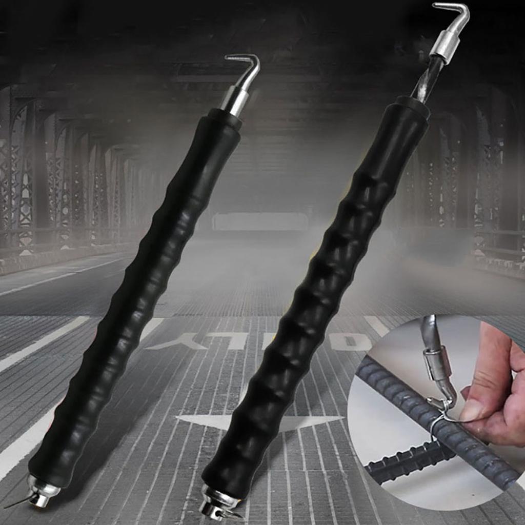 Semi Automatic Rebar Tier Straight Rebar Tying Hook Twister for Construction Site
