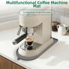 Silicone Coffee Machine Mat with Raised Edge Drip Tray for Bar and Home Use