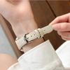 Leather Watch Strap For Samsung Galaxy Watch 8 40mm 44mm No Gaps Wrist Bands For Samsung Watch 8 Classic 46mm Bracelet Correa