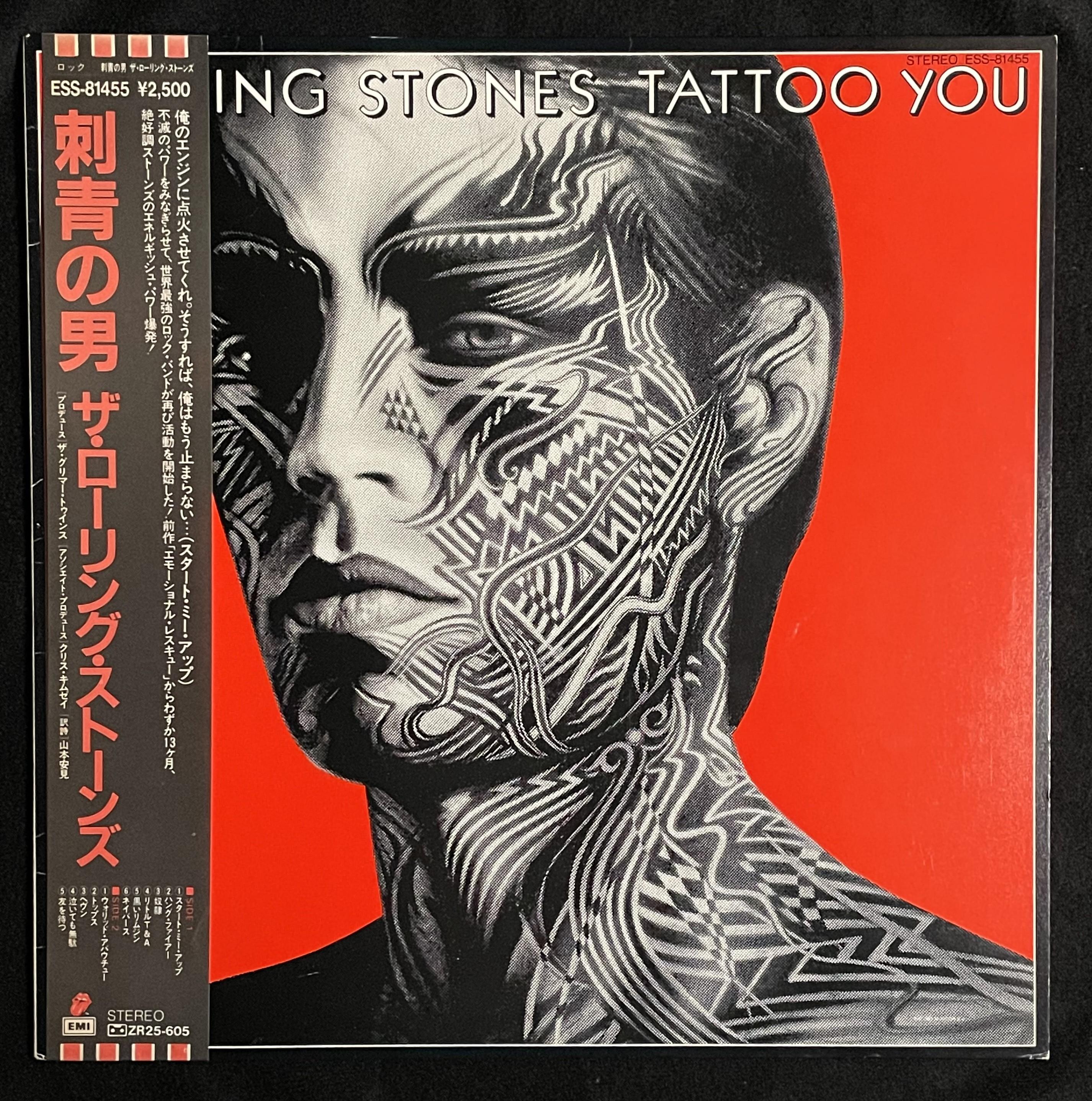 

[Preloved] The Rolling Stones - TATTOO YOU | Vinyl Record Obi | Shipped from Japan | USED