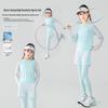 Moonkids Girls' Quick-Dry Long-Sleeve Sport Set