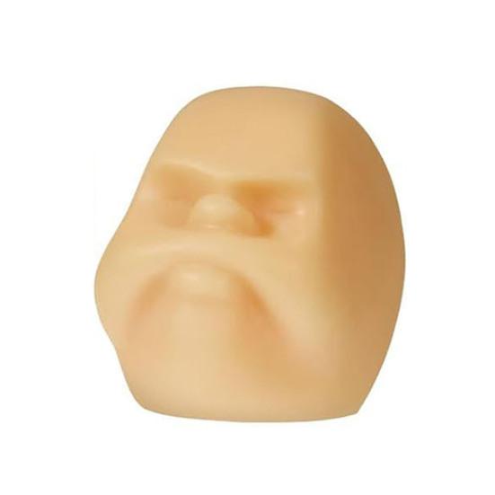 Human Face Squeeze Toy Anxiety Stress Relief Realistic Head Pinch Sensory Toy Teens Adults Soft TPR Calming Face Fidget Toy