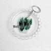 Bonsai Plant Acrylic Keychain Ornament - Double Layer Pendant Bag Accessory