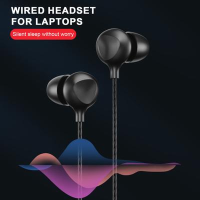 Soft Silicone Sleep Headphones with Noise Reduction Comfortable In-Ear Design High-Quality Sound Wired 3.5mm Headsets