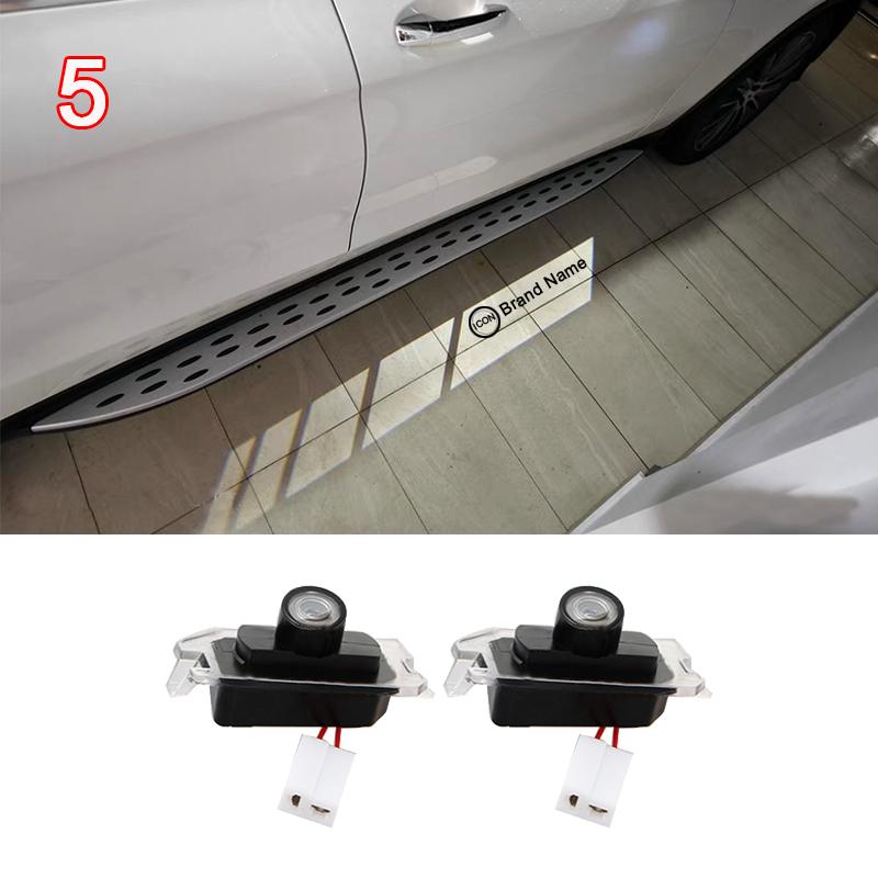 For Benz C E S GLA GLC Class W205 W213 W253 W222 W157 Rearview Mirror Lights HD LED Carpet Lamp Modification Will Never Fade
