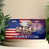 1776-2026 USA Patriotic License Plate 5.9x11.8in, 250th Anniversary Aluminum Auto Tag, Rustproof Front Mount Gift for Car Truck SUV