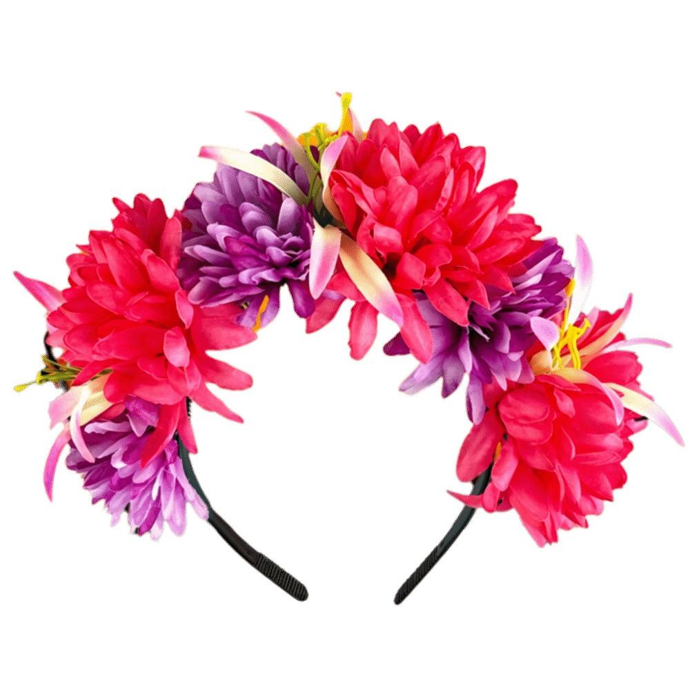 Helles künstliches Ringelblumen-Haarband Lebendiges unechtes Ringelblumen-Blumen-Haarstück Feiertags-Treffen