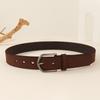 Retro Suede Belt PU Leather Waistband Fashion Frosted Waist Belt  For Women