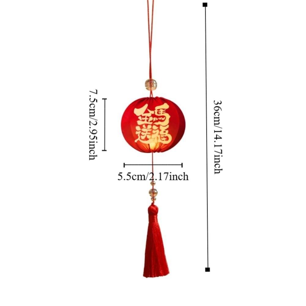 Stretchstoff Rote Laterne Chinesisch Traditionell Neujahr Anhänger Laternen Dekorationen Neujahr