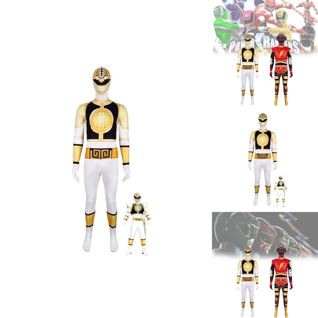Mighty Morphin Power Rangers Dinosaur Cosplay Suit For Kids Halloween Costume Party
