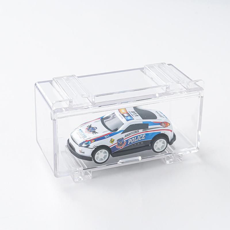 1/2/4Pcs Plastic Model Car Box Transparent 1:64 Diecast Car Toys Case Waterproof Dustproof Car Display Box For Wheels Minigt