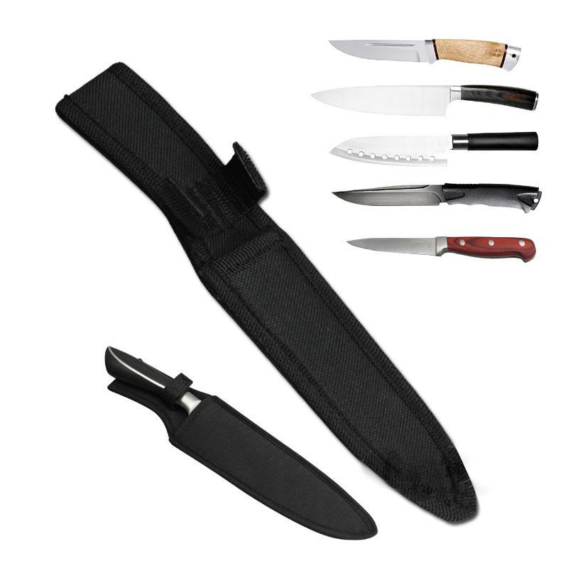 Chef Knife Bag Carry Case Thicken Oxford Cloth Kitchen Knife Sheath Kitchen Cooking Portable Durable Storage Pockets Carry Pouch