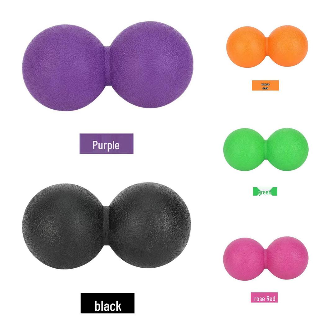 Yoga TPR Fascia Foot Massage Balls - Relaxation Fitness Balls, Double & Single Options