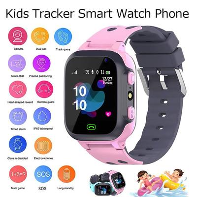 Kids Smart Watch Waterproof Sos Antil-lost Phone Watch Sim Card Location Tracker Child Smartwatch Kids Gift For Ios Android