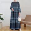 Maxikleid im Ethno-Stil mit Printmuster für Partys und Freizeit