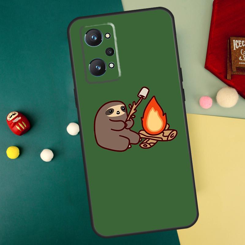 Sloth Animal Cute For Realme C75 C61 C67 C63 C71 C55 C51 C65 C53 GT6 GT7 15 Pro 10 11 12 13 14 Pro Plus Case