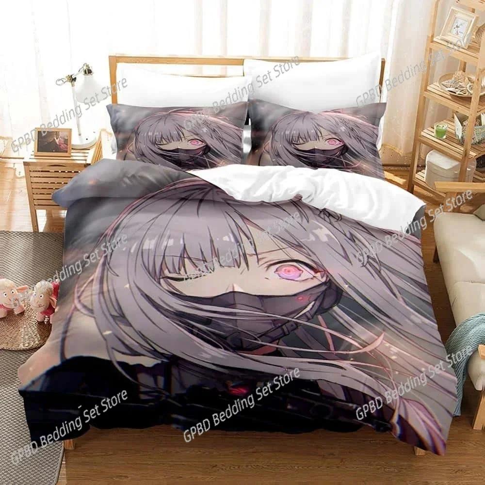 Luxury New 3D Print  Game Girls' Frontline Bedding Set Single Twin Full Queen King Size Bed Set  Bedroom Duvet cover Sets