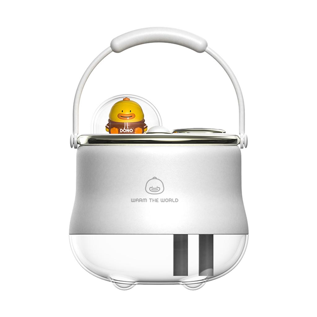 400mL Double Spray Humidifiers with Warm White Light Cute Animal Shaped Cool Mist Humidifier