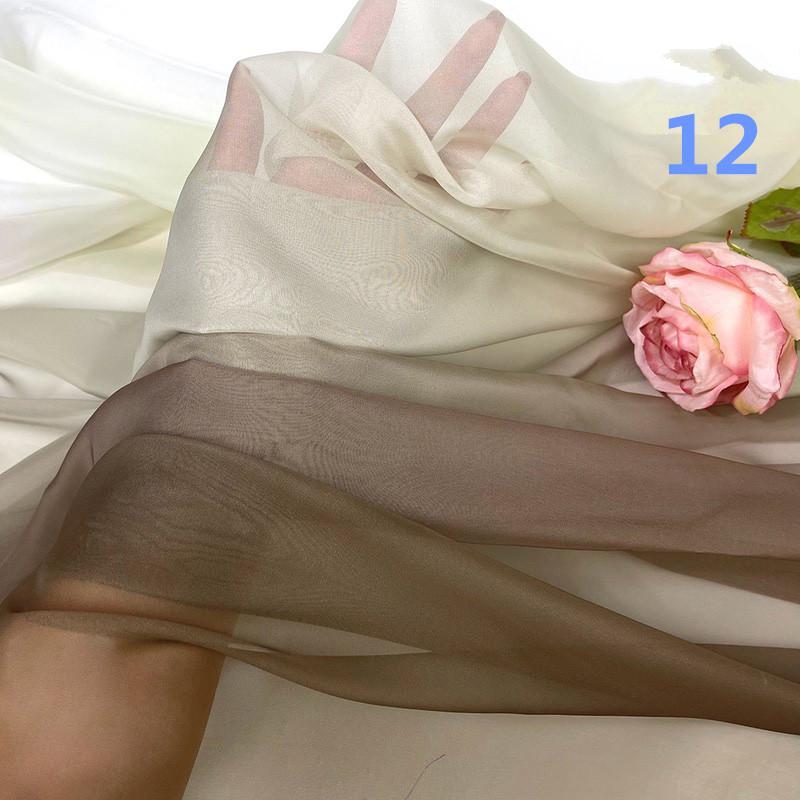 2M Styl Starożytny Kolor Tęczowy Gradient Szyfonowa Tkanina 30D Organza Tiulowa Tkanina Do Rękodzieła Hanfu Suknia Ślubna Dekoracja Sceniczna