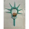 Déguisement Statue de la Liberté pour Femme Halloween Bandeau Couronne Statue de la Liberté Accessoires Torche Statue de la Liberté