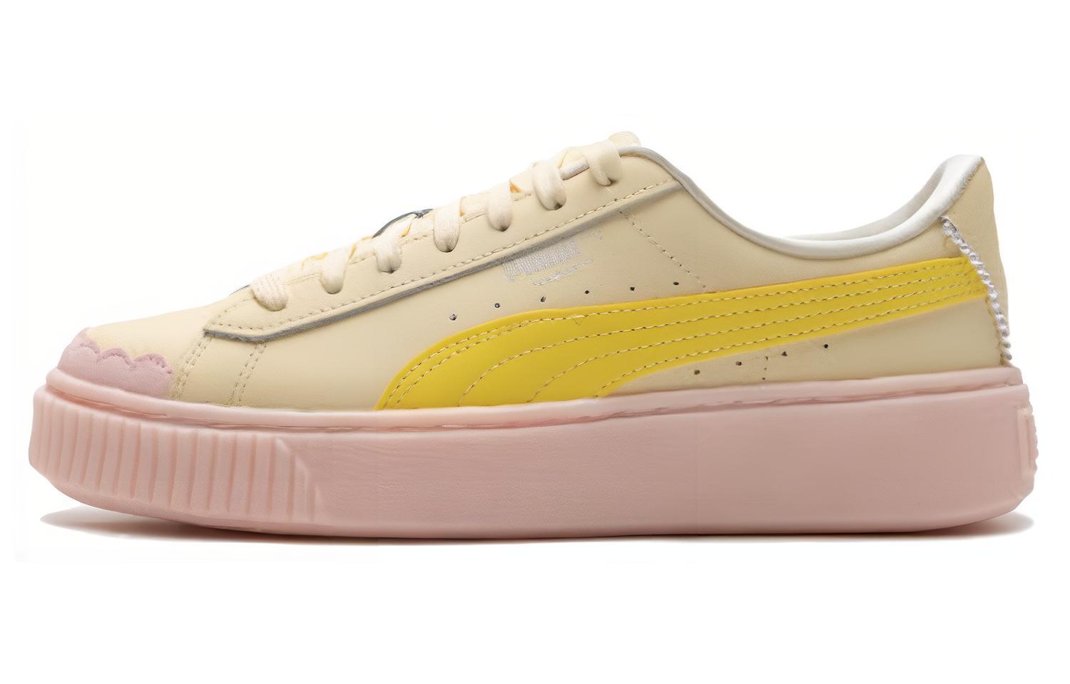 PUMA Suede Classic Low Light Pink Yellow Women s 35.5