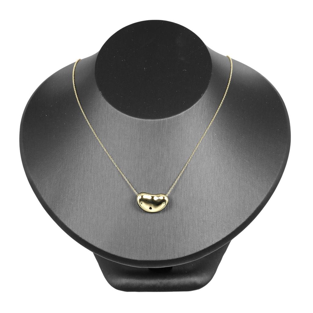 TIFFANY&Co. Bean Necklace K18 yellow gold 7.85g Women Used