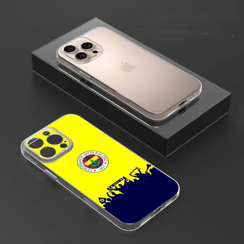 Türkei F-F FenerbahceS-E Handyhülle Für iPhone17,16,15,14,13,12,11 Plus,Pro Max Weiche Transparente Hülle