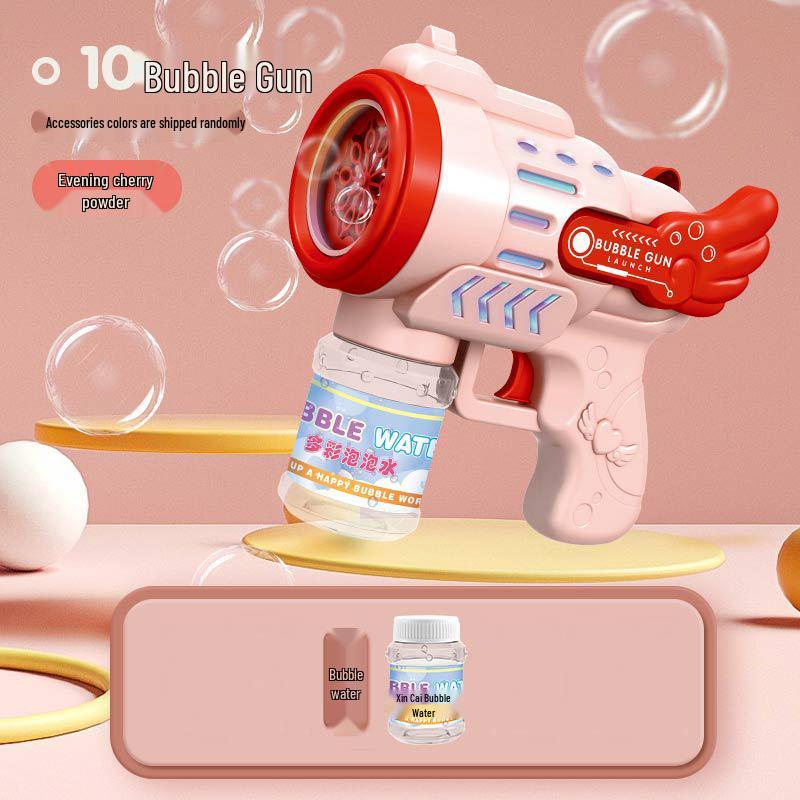 Unicorn Electric Bubble Maker: Kids' Automatic Light-Up Bubble Gun Gift