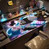 Cyberpunk Warrior Gaming Mouse Pad Gamer Mousepad Computer Desk Mat Non-Slip Rubber Bottom Computer Decor Item Office Use