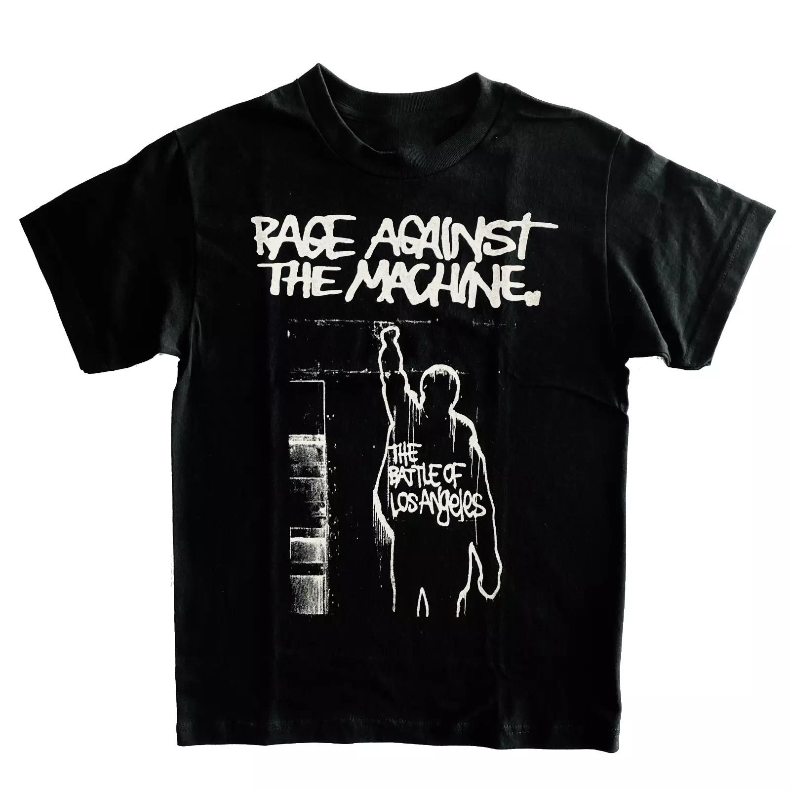 Vtg Rage Against The Machine Band The Battle Of Los Angeles Black T Shirt AG144 S разноцветный