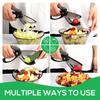 Salad Scissors Upgraded Salad Scissors Tossing and Chopping Salad Chopper Heavy Duty Kitchen Salad Scissors