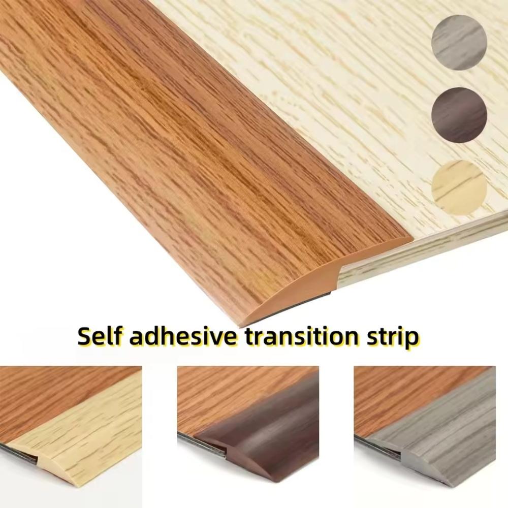 1pc 1mX3cm Carpet To Tile Floor Transition Strip Wear-resistant Cuttable Threshold Cover Self Adhesive PVC Edging Trim Strip