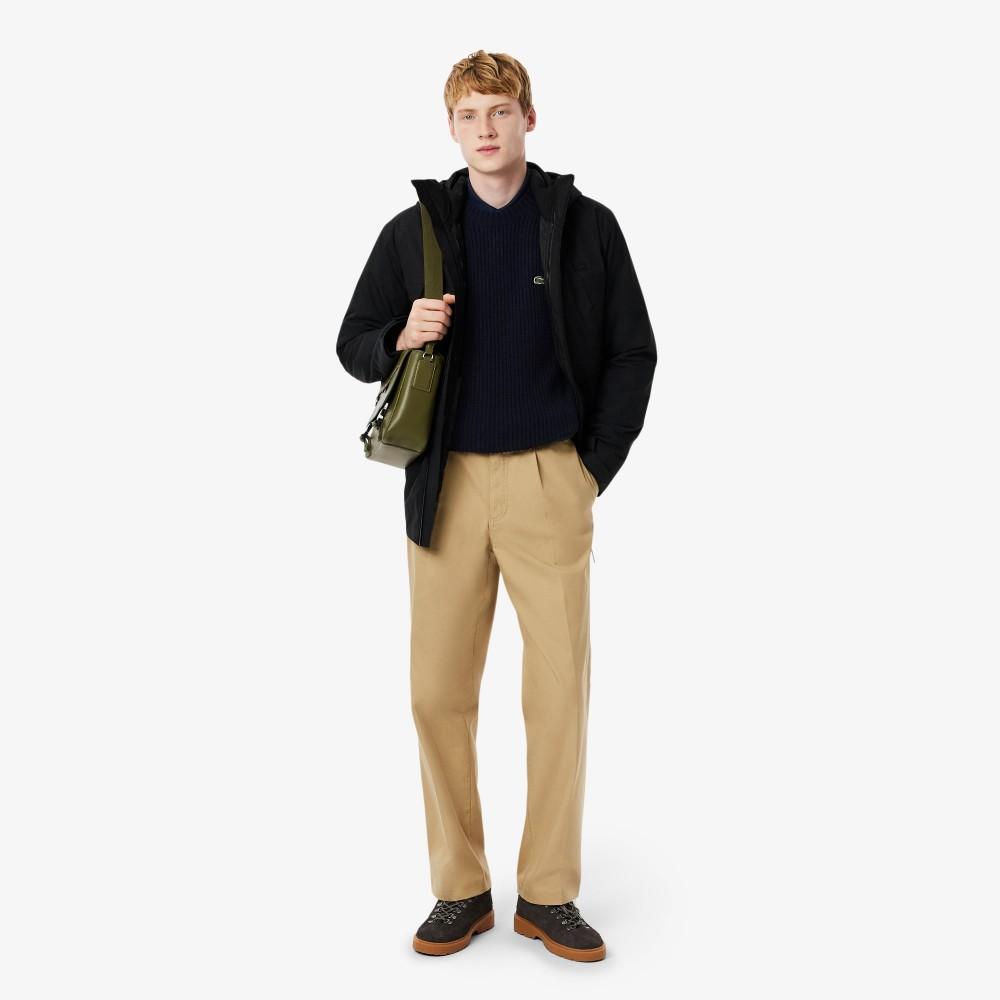 Lacoste Men's Ribbed Crew Neck Sweater AH3142-55N166