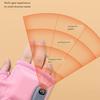 Windproof Rechargeable Heated Gloves 360 Degree Thermal Warm Fingerless for Outdoor Hiking Cycling Winter Sports Heated