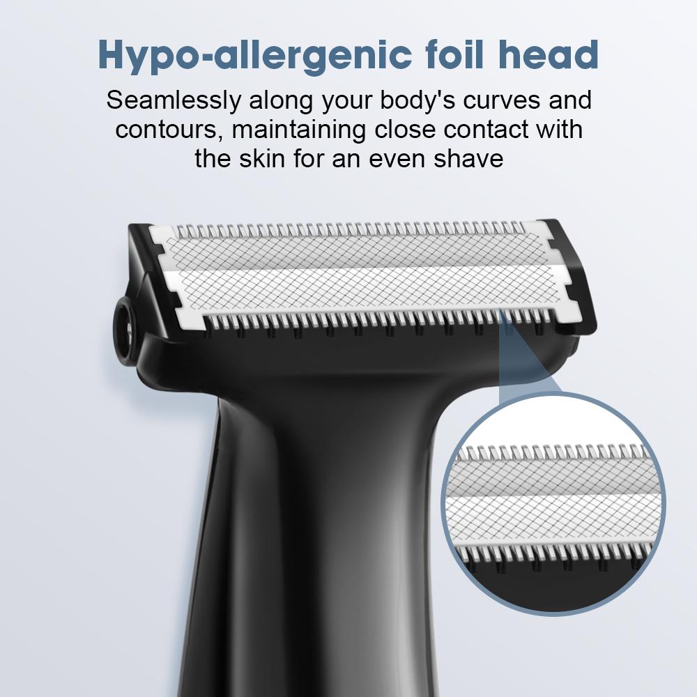 Waterproof Electric Shaver Eyebrow Trimmer USB Rechargeable Razor Men's Beard Trimmer Shaving Machine for Men