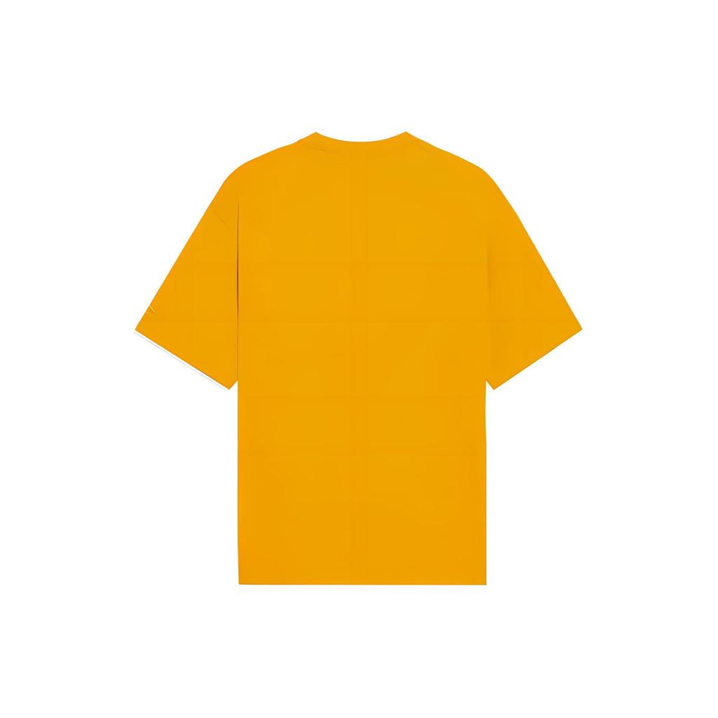 Li Ning Disney T Shirt Unisex Citrus Orange Yellow AHSSB89-2