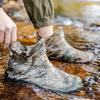 Casual Versatile Wear-resistant Camouflage Rain Boots Men's Rain Shoes Waterproof Short Rubber Shoes Non-slip Labor Water Boots