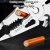 Electrician Wire Crimper Peeler Pliers Cable Stripping Multifunctional Press Plier Terminals Crimping Cutting Tool