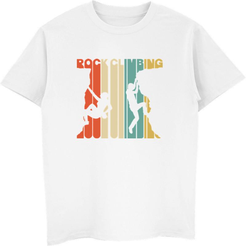 

Винтажная футболка с силуэтом скалолазания, с круглым вырезом и короткими рукавами, летняя, с принтом, мужская, хлопковая, модная футболка 3XL