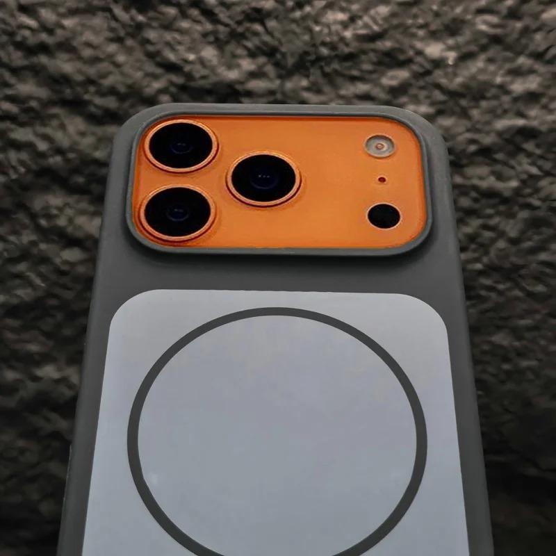 Luxury Liquid Silicone Candy Color Phone Case For iPhone 17 Pro Max 17Pro Soft Bumper Cases For iPhone17 Pro Max Magnetic Cover
