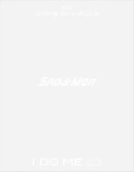 

Snow Man 1st DOME tour 2023 i DO ME Official Goods [Pamphlet]
