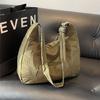 Shoulder Bag for Girl Women Handbag Solid Color Underarm Bag Crossbody Bag Tote
