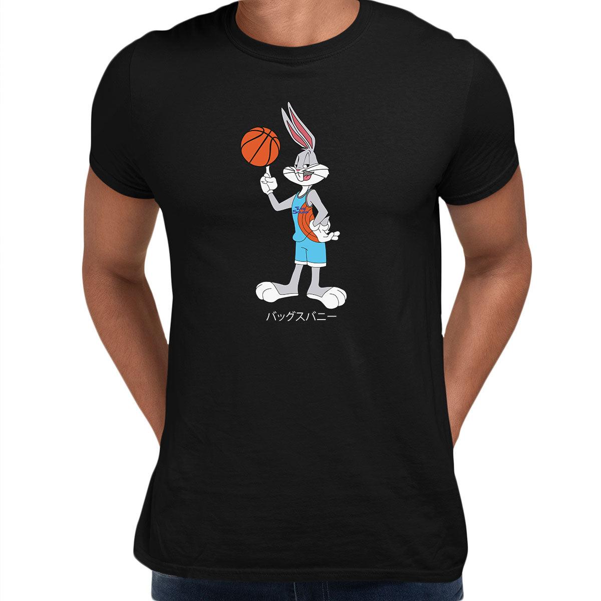 Bugs Bunny Japanese Tune Squad T-shirt Movie Tops S разноцветный
