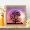 Diamond Painting Tree Full Square Drill Cross Stitch Diamond Embroidery Landscape Mosaic Sunset Rhinestone Kit Wall Art