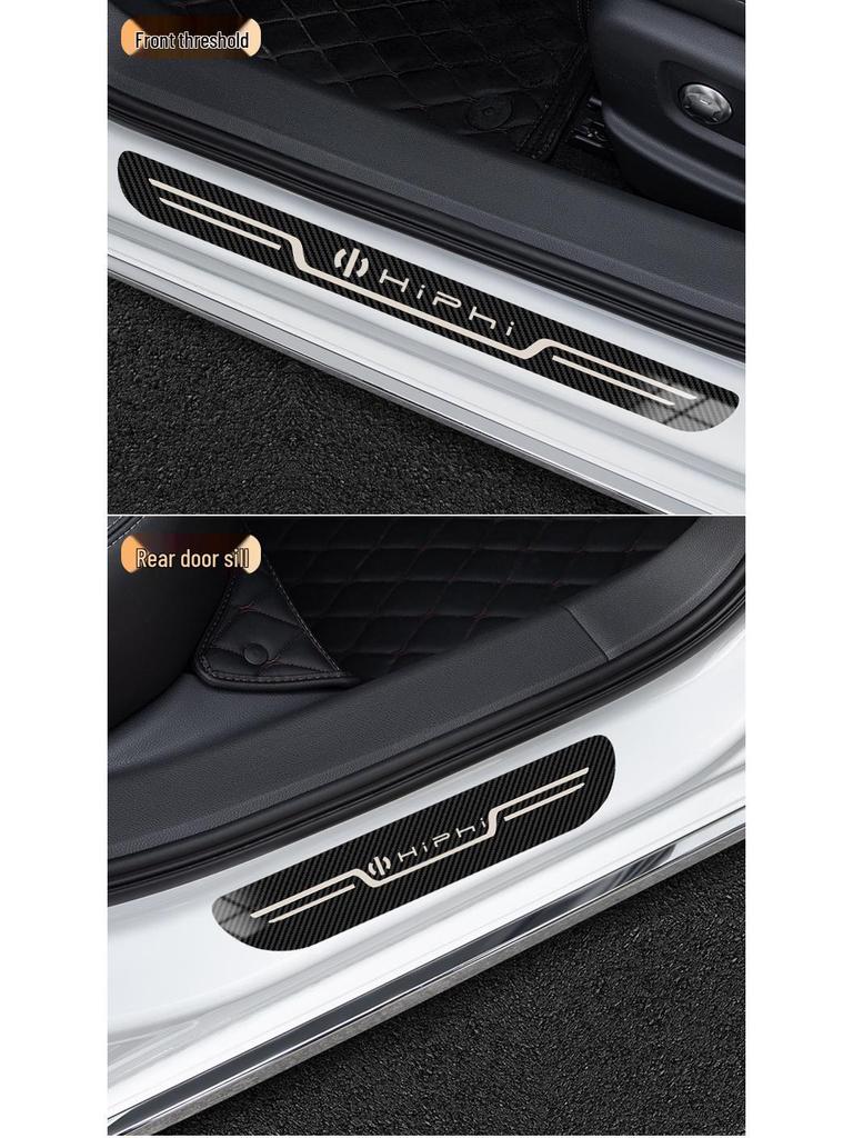 HiPhi Y X Z Interior Welcome Pedal Sill Strip for Car Modification