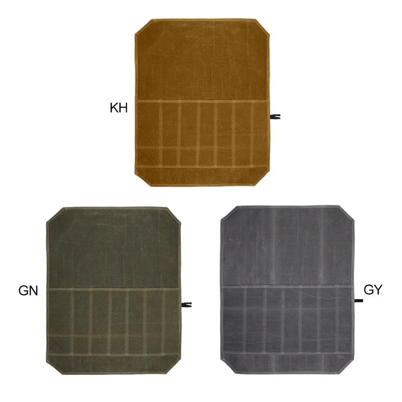 Strong Durable Water-proof Storage Bag for Knife 7 Slots Waterproof Scratch-resistant Available in Three Colors
