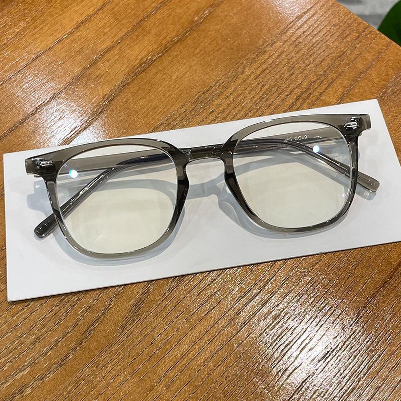 Rivets Decoration Women Eyeglass Frames Square Shape TR90 Material Men Glasses Blue Light Blocking Women's Glasses Frames