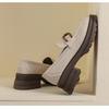 Niche British Style Small Leather Shoes Women's Spring 2025 New Casual Metal Buckle Versatile Platform Loafers Tide
