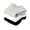 3Pairs Solid Color Invisible Socks Thin Men's Short Socks Boat Socks  Fitness Travel