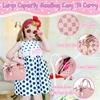 Play Purse for Girls Toddler Purse Pretend Makeup Princess Toys for Kids with Handbag Phone Wristwatch Silk Scarf Birthday Gift